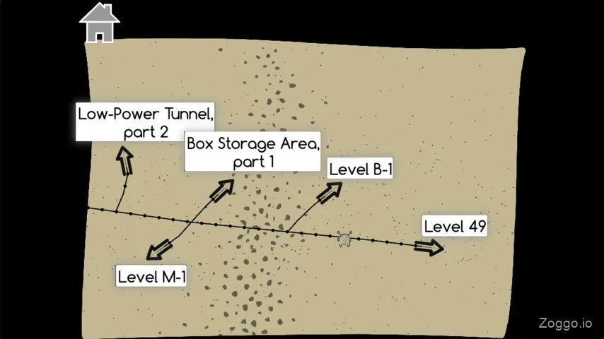 Run 3 Galaxy Map showing branching level paths